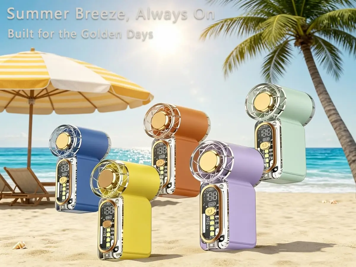 Wholesale portable cooling soccer fan for California beach lifestyle, direct factory pricing