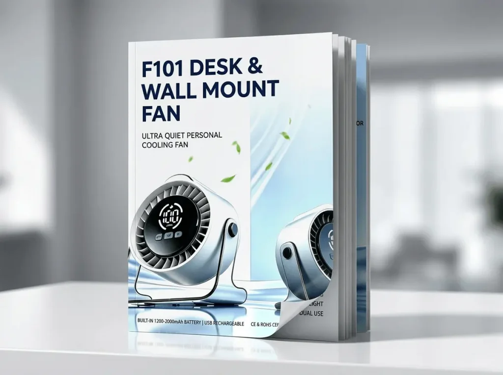 3D product catalog of premium portable cooling fans and innovative desktop fans for OEM/ODM wholesale