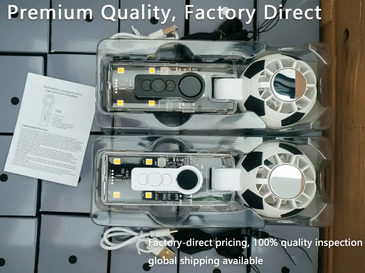Premium quality X68 soccer fans in factory-direct packaging